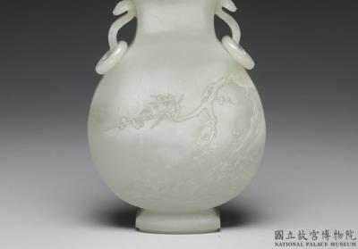 图片[3]-Jade flask with ruyi-shaped handles, Qing dynasty (1644-1911)-China Archive